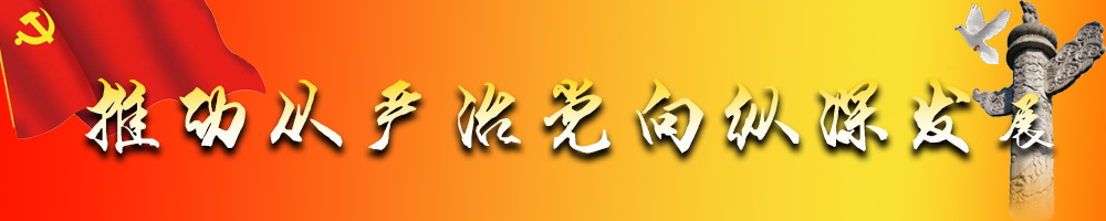 推動從嚴(yán)治黨向縱深發(fā)展